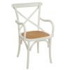 Silla Thonet blanca con brazos - Thumbnail Image 3