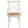 Silla Thonet blanca con brazos - Thumbnail Image 1